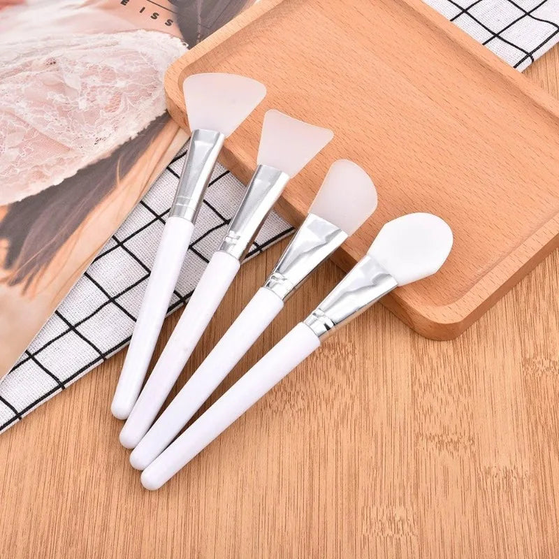 סט מברשות סיליקון למריחת מסכות פנים